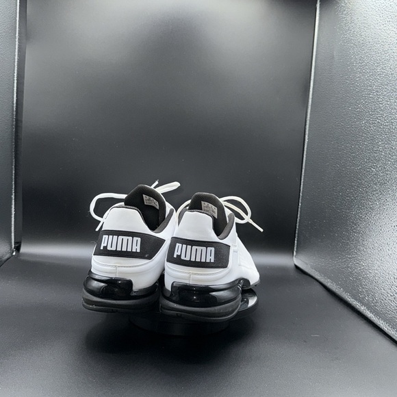Puma Men's Viz Runner Sneaker 191037-01 White/Black - Picture 4 of 10
